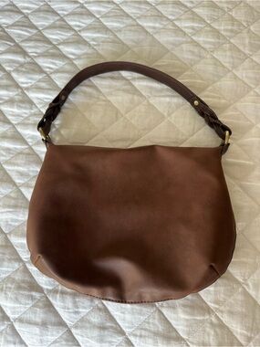 Joy Brown Leather Hobo Bag